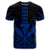 Hawaii Polynesian Kanaka Kakau T Shirt Alan Style Blue - Polynesian Pride