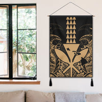 Hawaii Polynesian Kanaka Kakau Hanging Poster - Alan Style Gold - AH - Polynesian Pride