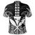 Hawaii Polynesian Kanaka Kakau Polo Shirt Alan Style White - Polynesian Pride
