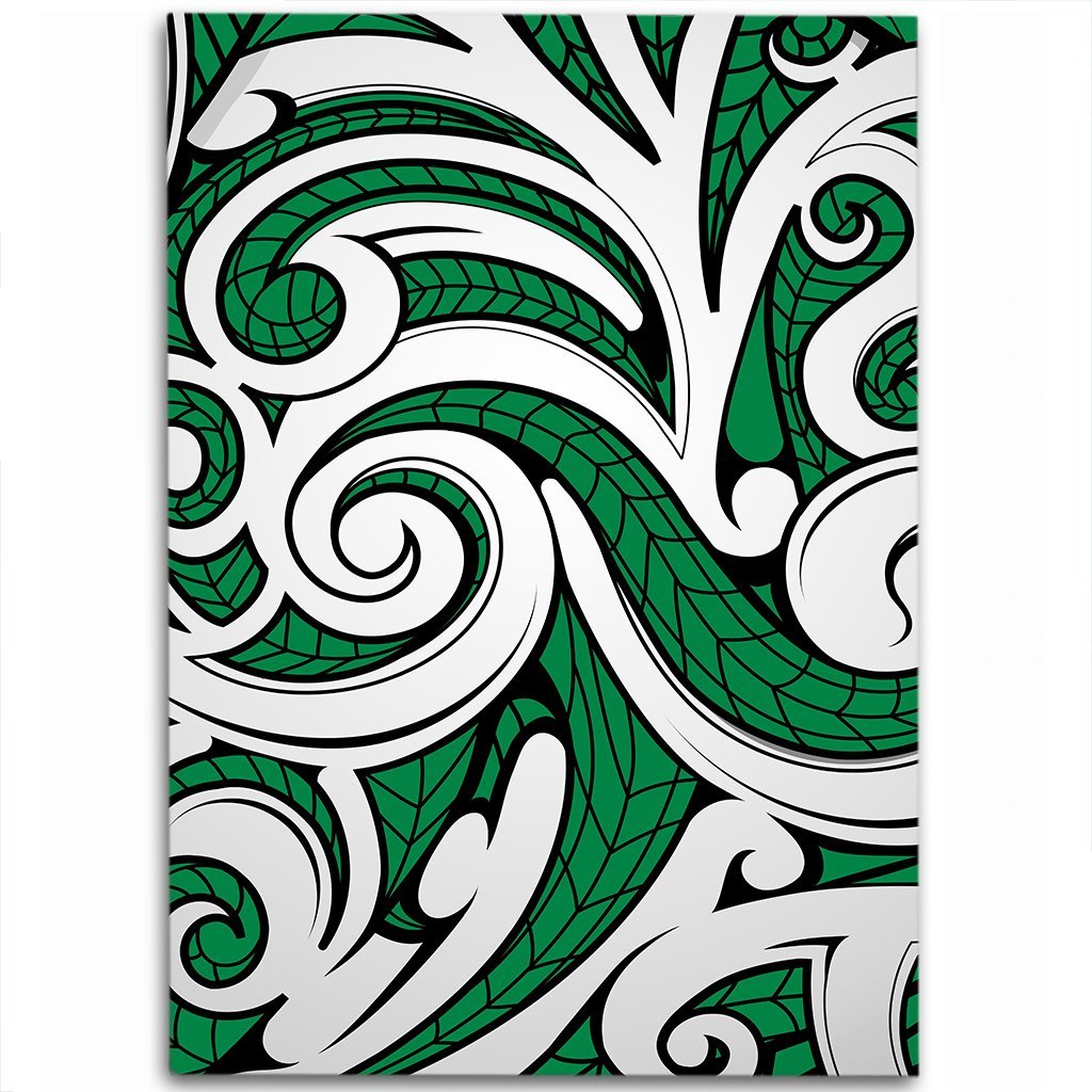 Hawaii Polynesian Maori Ethnic Ornament Green Area Rug - AH Luxurious - Polynesian Pride