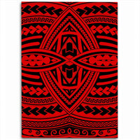 Hawaii Polynesian Seamless Red Area Rug - AH Luxurious - Polynesian Pride