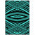 Hawaii Polynesian Tatau Turquoise Area Rug - AH Luxurious - Polynesian Pride