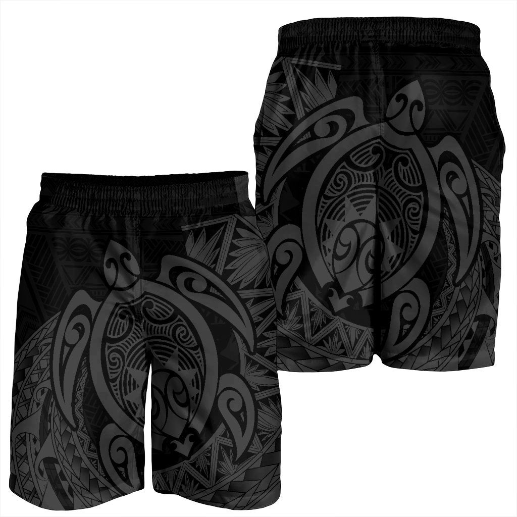 Hawaii Polynesian Turtle Men's Shorts - Gray - AH - Polynesian Pride