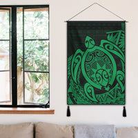 Hawaii Polynesian Turtle Hanging Poster - Green - AH - Polynesian Pride