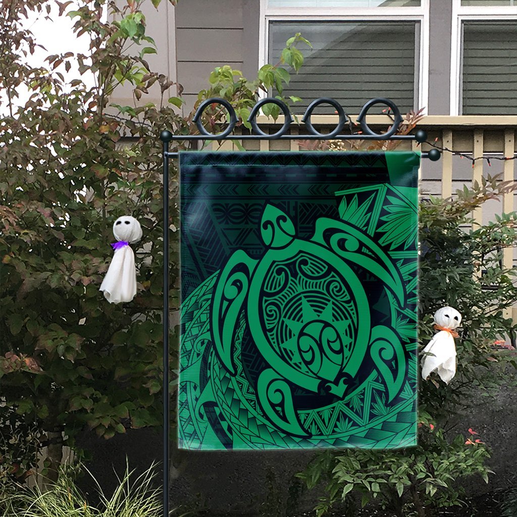 Hawaii Polynesian Turtle Flag - Green - AH - Polynesian Pride