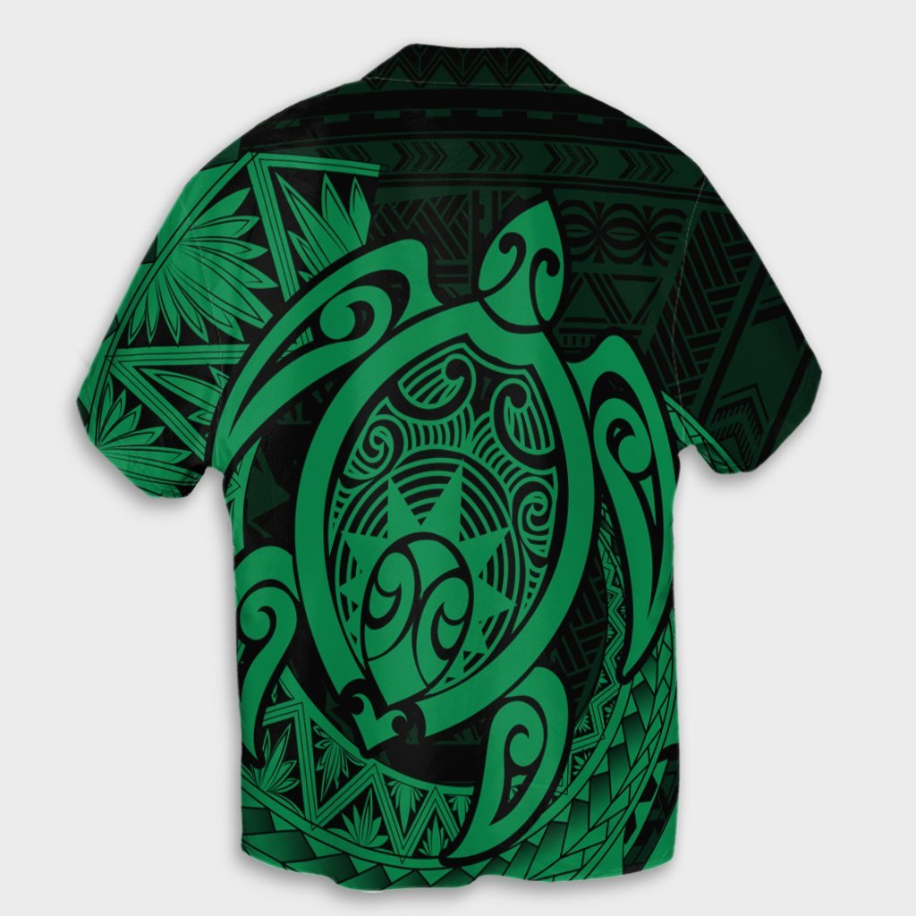 Hawaii Polynesian Turtle Hawaiian Shirt - Green - AH - Polynesian Pride