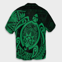 Hawaii Polynesian Turtle Hawaiian Shirt - Green - AH - Polynesian Pride