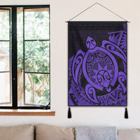 Hawaii Polynesian Turtle Hanging Poster - Purple - AH - Polynesian Pride