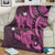 Hawaii Polynesian Turtle Hibiscus Premium Blankets - Pink - AH - Polynesian Pride