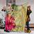 Hawaii Polynesian Turtle Tropical Hibiscus Plumeria Premium Blankets - Beige - AH - Polynesian Pride
