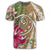 Hawaii Polynesian Turtle Tropical Hibiscus Plumeria T Shirt Gold - Polynesian Pride