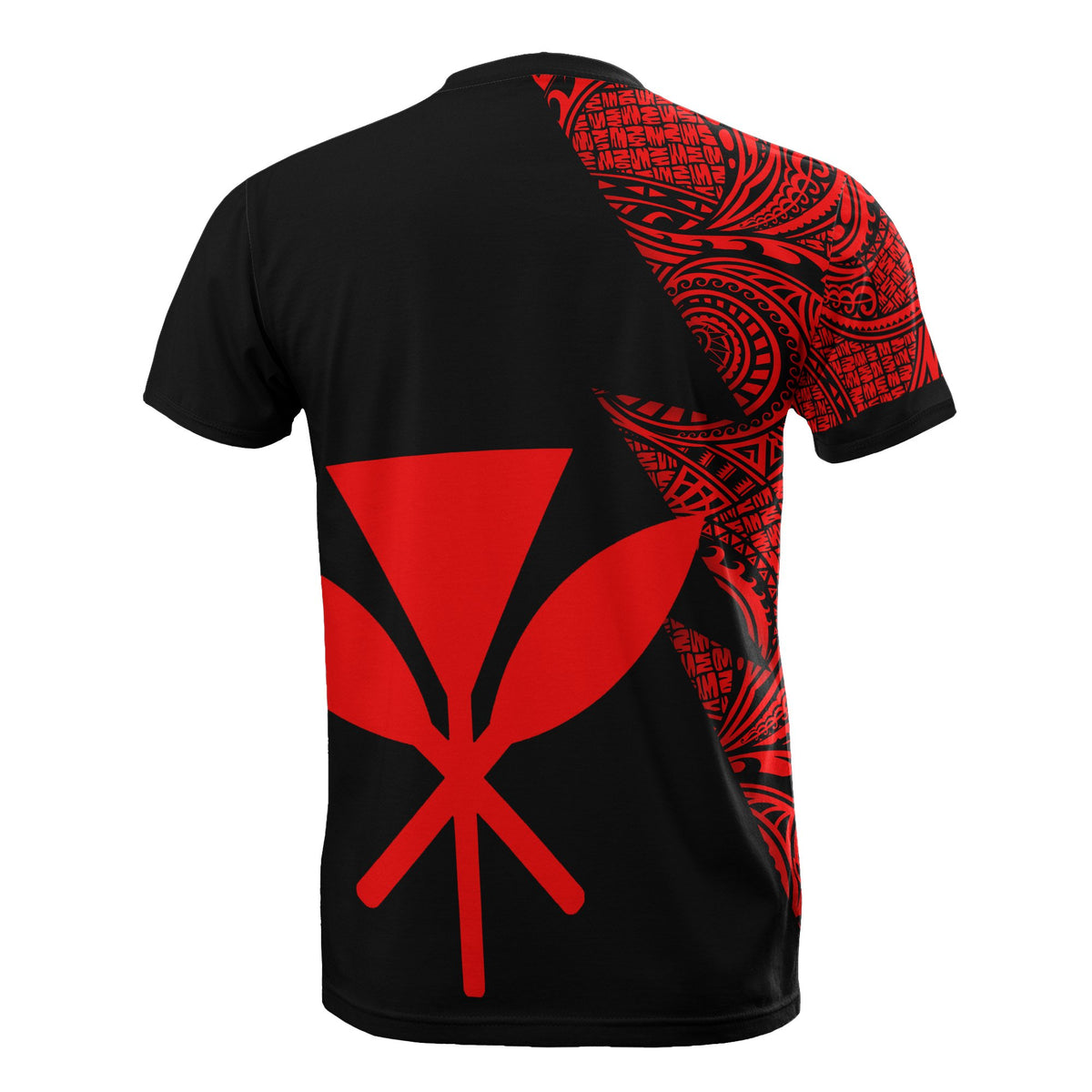 Hawaii Custom T Shirt Polynesian Pattern Red Style - Polynesian Pride