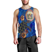 Hawaii Seal Of Hawaii Hibiscus Ocean Turtle Polynesian Tank Top - AH Black - Polynesian Pride