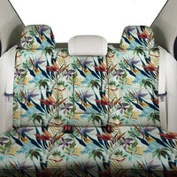 Hawaii Seamless Tropical Flower Plant And Leaf Back Seat Cover - Polynesian Pride