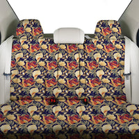 Hawaii Seamless Tropical Flower Plant And Leaf Pattern Background Back Seat Cover - Polynesian Pride