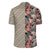 Hawaii Seamless Tropical Flower Plant Leaf Pattern Background Retro Botanical Style Lauhala Moiety Hawaiian Shirt - Polynesian Pride