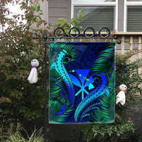 Hawaii Shark Polynesian Tropical Flag - Blue - AH - Polynesian Pride