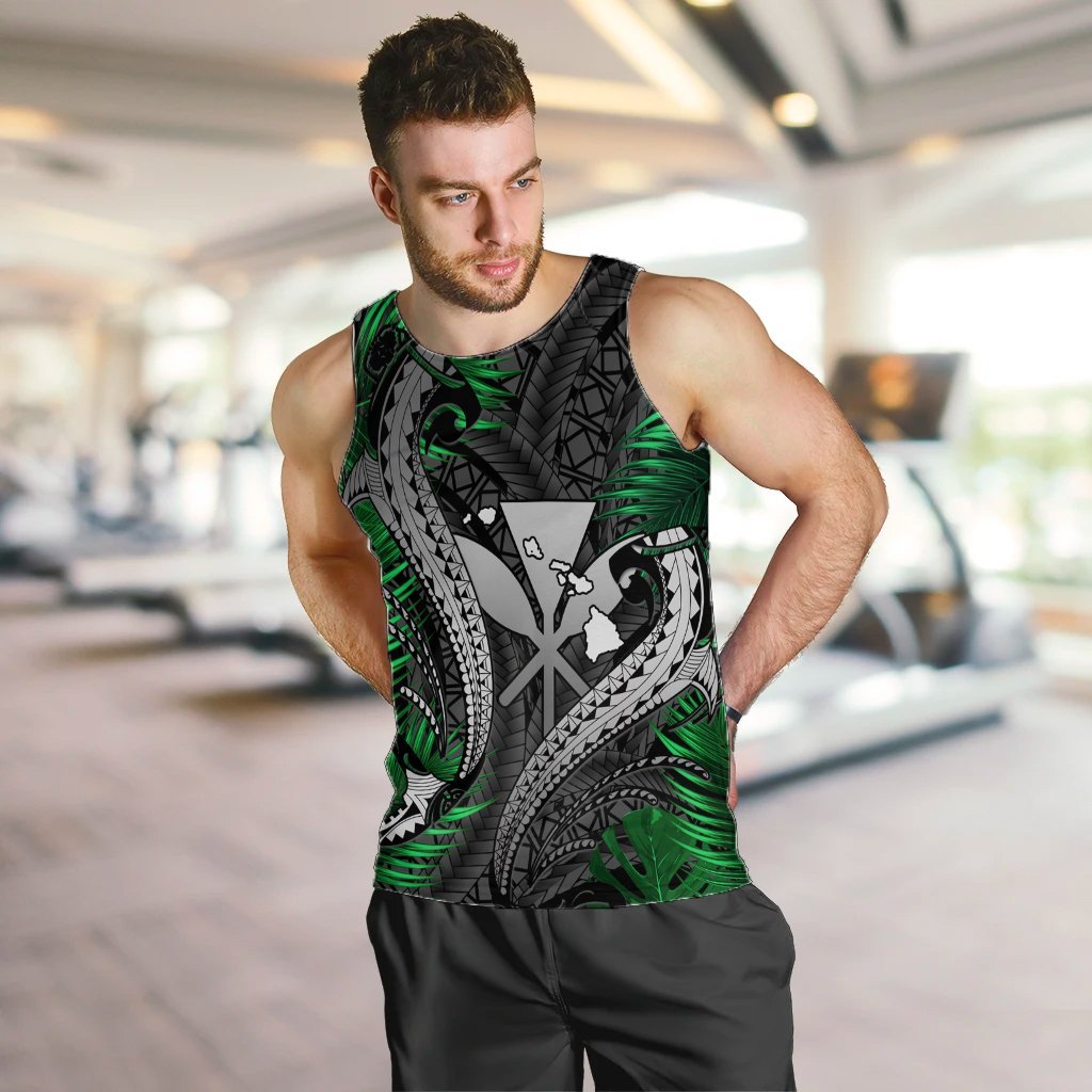 Hawaii Shark Polynesian Tropical Tank Top - Gray - AH - Polynesian Pride