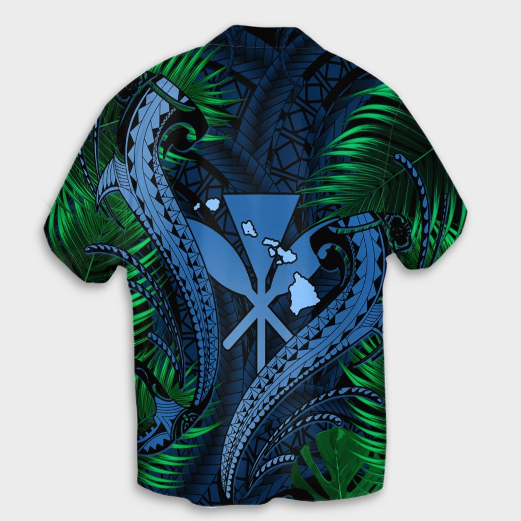 Hawaii Shark Polynesian Tropical Hawaiian Shirt - Pastel - AH - Polynesian Pride