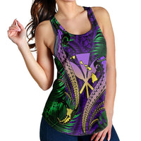 Hawaii Shark Polynesian Tropical Racerback Tank - Purple - AH - Polynesian Pride