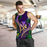 Hawaii Shark Polynesian Tropical Tank Top - Purple - AH - Polynesian Pride