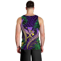 Hawaii Shark Polynesian Tropical Tank Top - Purple - AH - Polynesian Pride