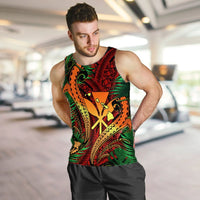 Hawaii Shark Polynesian Tropical Tank Top - Red - AH - Polynesian Pride