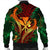 Hawaii Shark Polynesian Tropical Bomber Jacket - Red - AH - Polynesian Pride