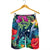 Hawaii Shark Tropical Color Men's Shorts - AH - Polynesian Pride