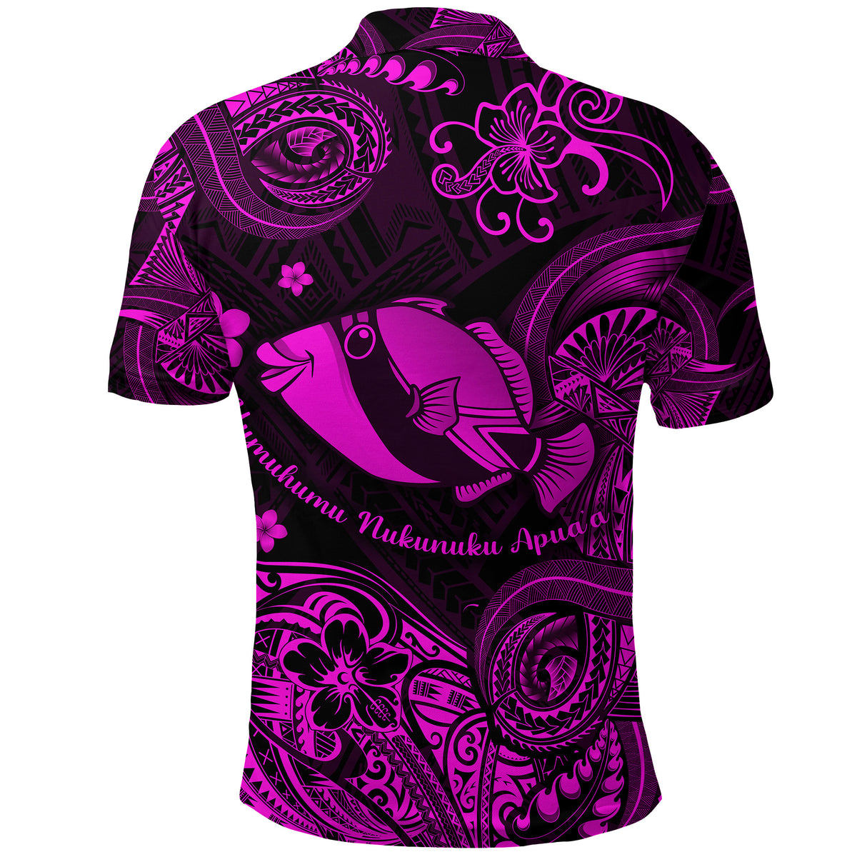 Hawaii State Fish: Humuhumu Nukunuku Apuaa Polynesian Polo Shirt Unique Style Pink LT8 - Polynesian Pride