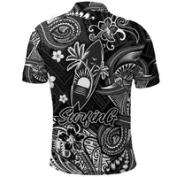 Hawaii Surfing Polynesian Polo Shirt Unique Style Black LT8 - Polynesian Pride
