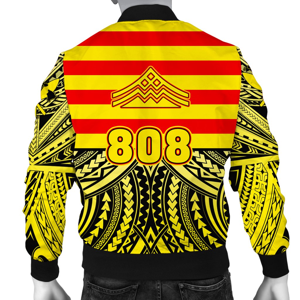 Hawaii Bomber Jacket - Hawaiian Mauna Kea Bomber Jacket - Speaka Style - AH - Polynesian Pride