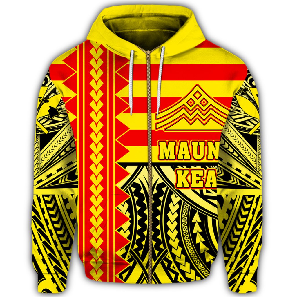 Hawaii Hoodiean Mauna Kea Zipper Hoodie Speaka Style - Polynesian Pride