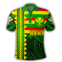 Hawaii Polo Shirt Hawaiian Kanaka Maoli Polo Shirt Speaka Style - Polynesian Pride