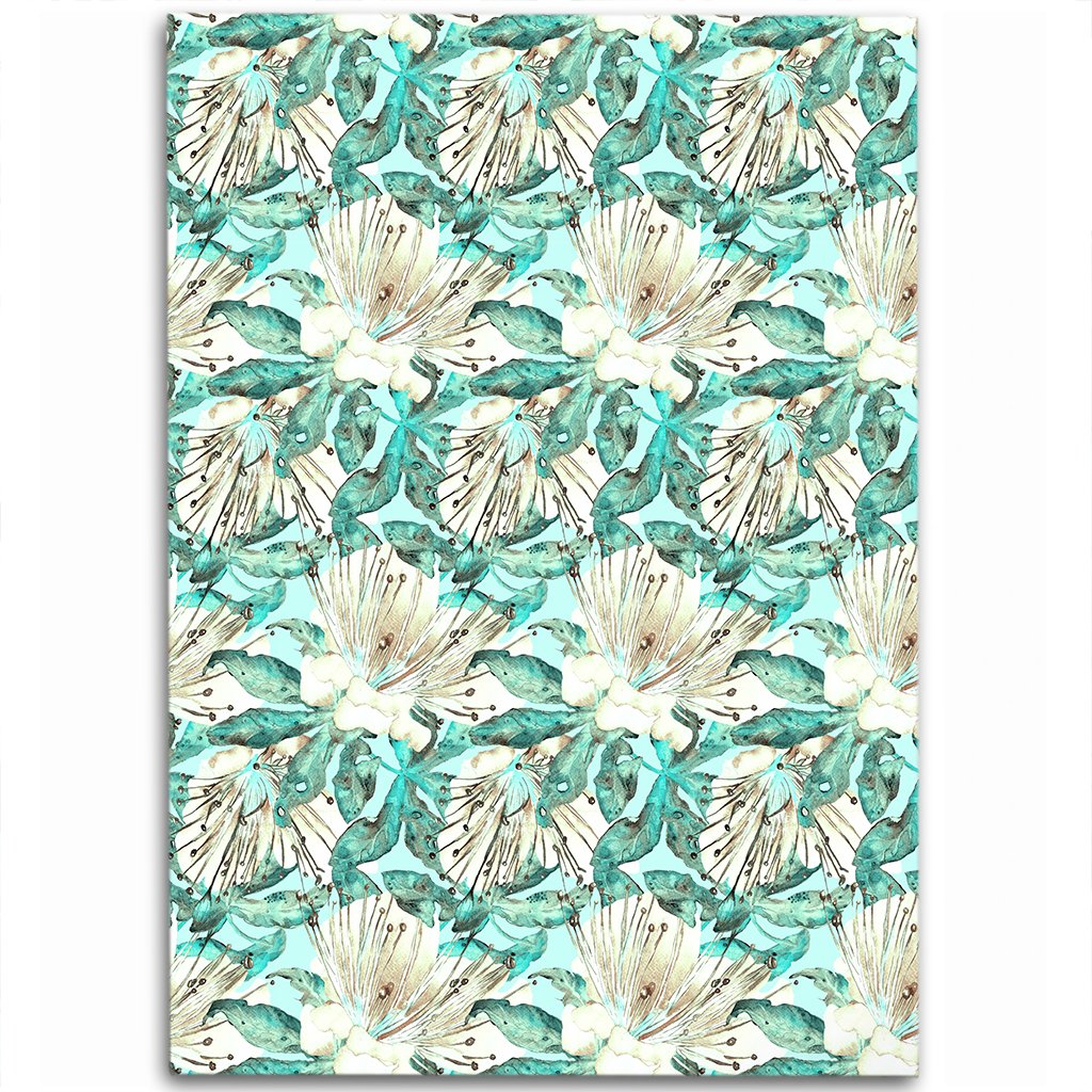 Hawaii Tropical Blue Area Rug - AH Luxurious - Polynesian Pride