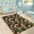 Hawaii Tropical Floral Vintage Strelitzia Flower Banana Leaves Area Rug - AH - Polynesian Pride