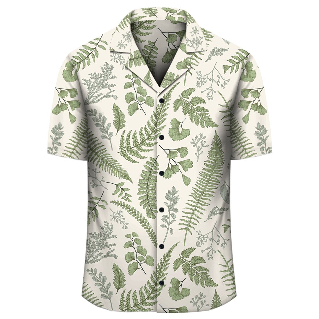 Hawaii Tropical Green Pattern Hawaiian Shirt - Polynesian Pride