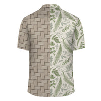 Hawaii Tropical Green Pattern Lauhala Moiety Hawaiian Shirt - Polynesian Pride