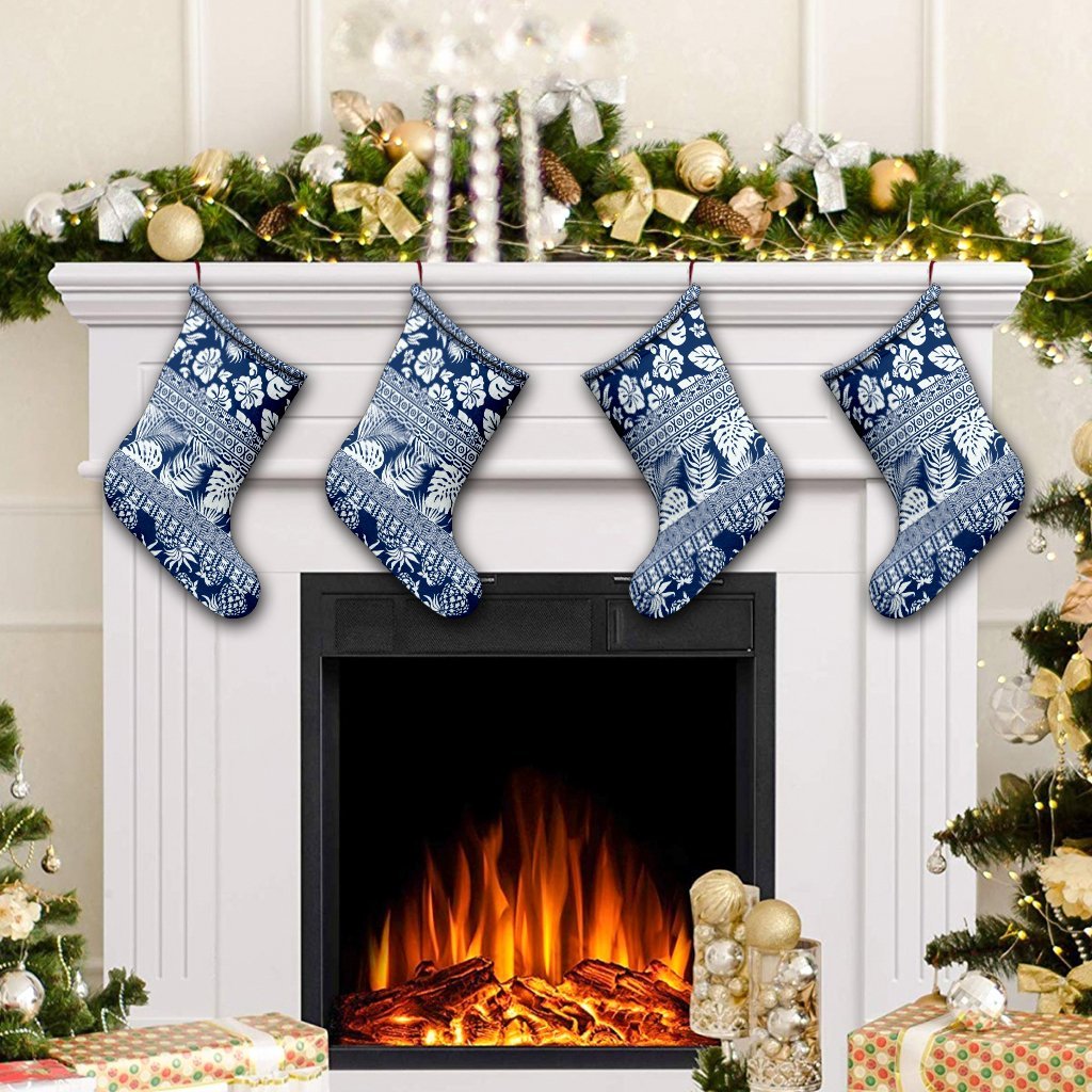 Hawaii Tropical Pattern Christmas Stocking - AH - Polynesian Pride