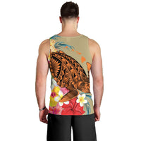 Hawaii Tropical Turtle Hibiscus And Plumeria Tank Top - AH - Polynesian Pride