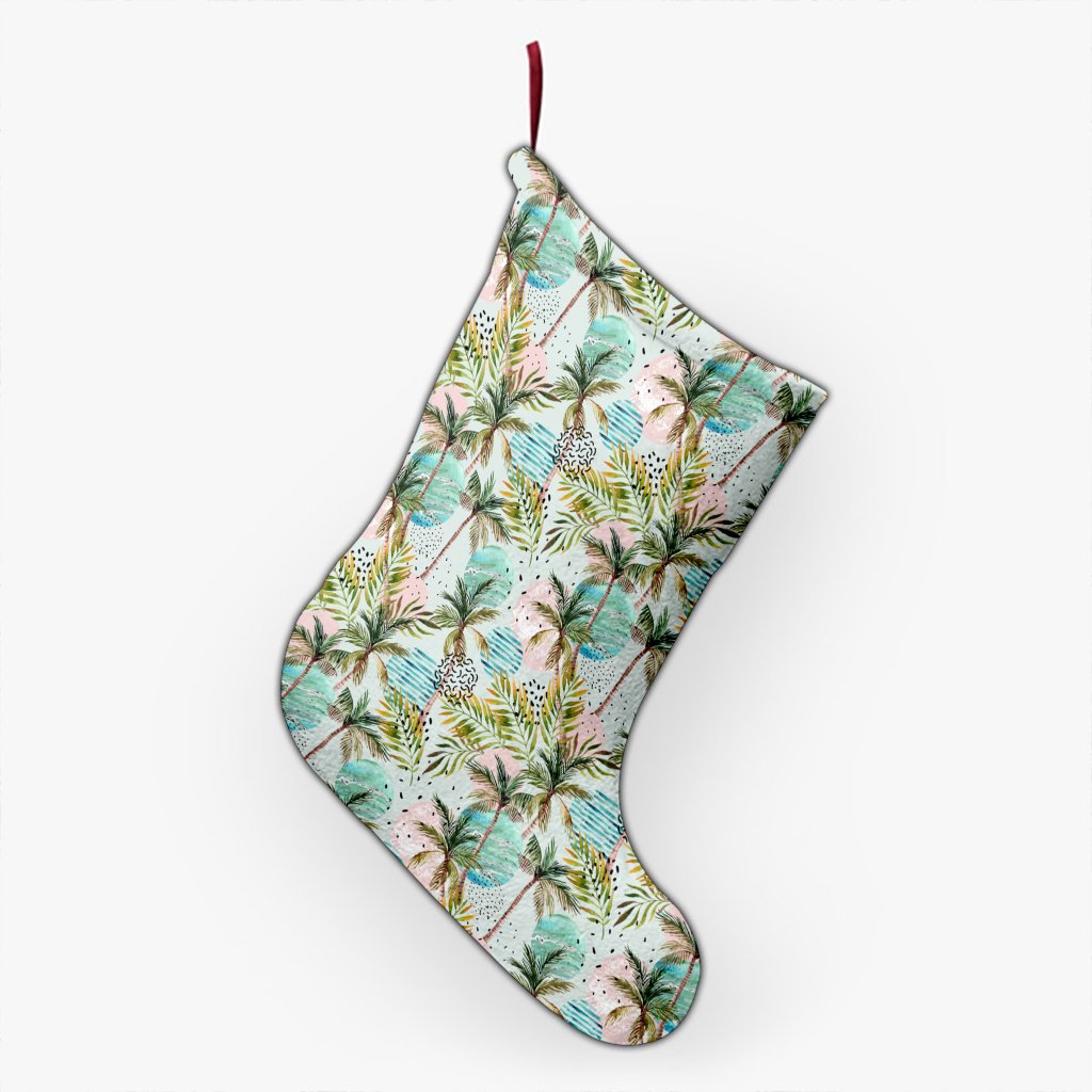 hawaii-tropical-watercolor-palm-tree-leaf-christmas-stocking