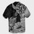Hawaii Turtle Hawaiian Shirt Polynesian Hibiscus Art Gray - AH - Polynesian Pride