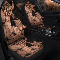 Hawaii Turtle Car Seat Covers Polynesian Hibiscus Art Organe - AH - Polynesian Pride