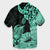 Hawaii Turtle Hawaiian Shirt Polynesian Hibiscus Art Turquoise - AH - Polynesian Pride