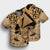 Hawaii Turtle Hawaiian Shirt Polynesian Hibiscus Art Ver 2.0 Gold - AH - Polynesian Pride