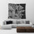 Hawaii Turtle Tapestry Polynesian Hibiscus Art Ver 2.0 Gray - AH - Polynesian Pride