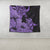 Hawaii Turtle Tapestry Polynesian Hibiscus Art Violet - AH - Polynesian Pride
