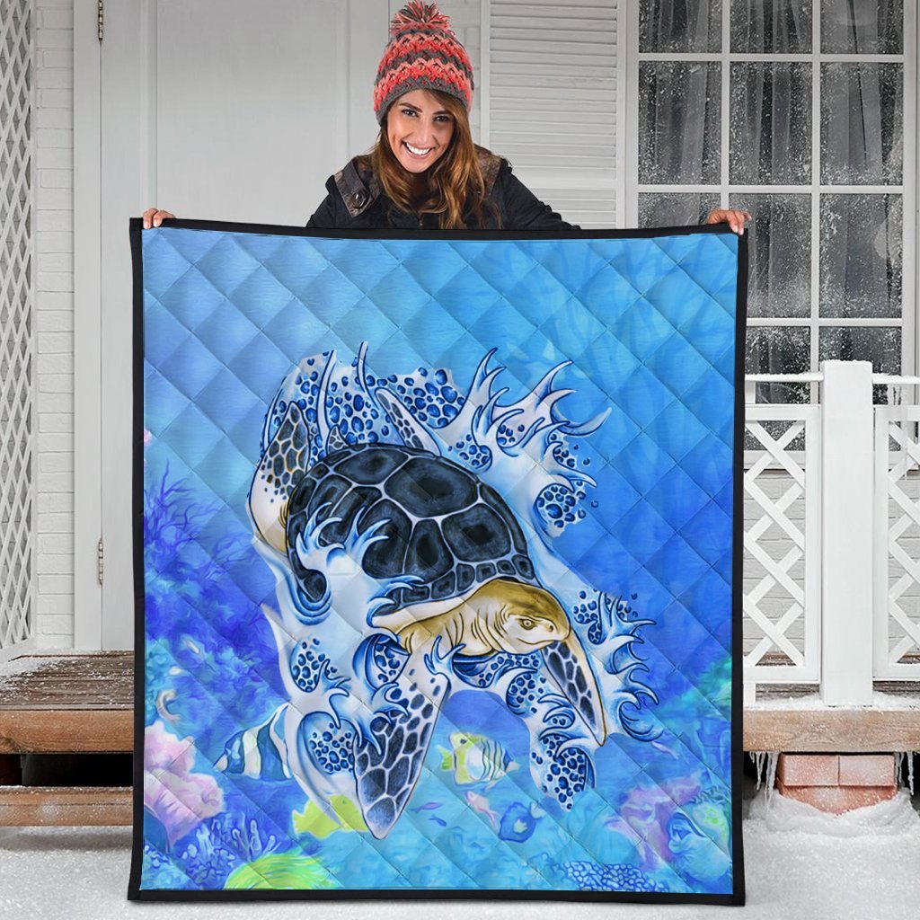 Hawaii Turtle Cool Premium Quilts - AH - Polynesian Pride