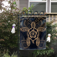 Hawaii Turtle Fixed Gold Flag AH - Polynesian Pride