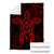 Hawaii Turtle Fixed Red Premium Blankets AH - Polynesian Pride